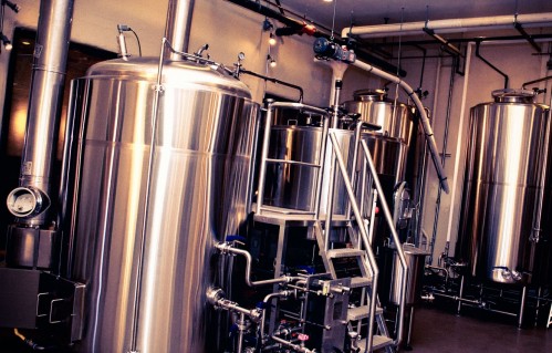 Brewhouse the inside of the brewhouse