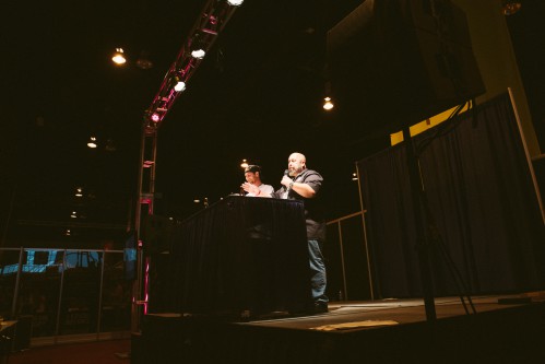 GABF-day-4-2 The DJ on the stage